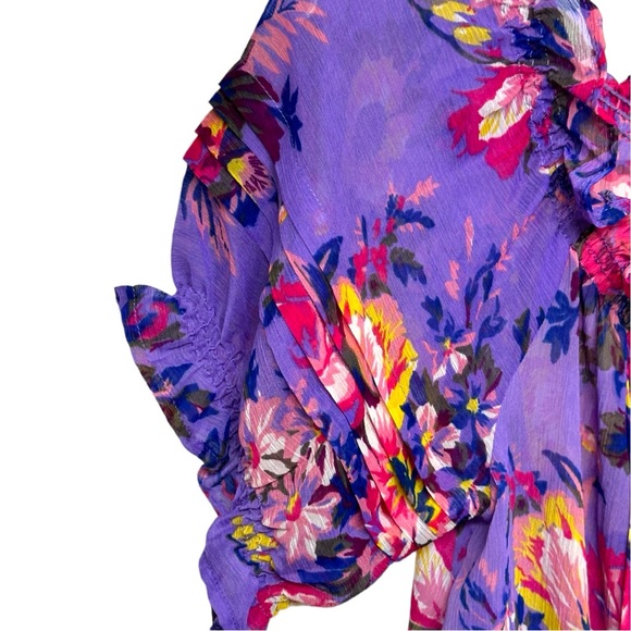 385 - FLORAL BLOUSE MEDIUM - Picture 10 of 16